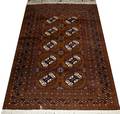 102391 BOKHARA PAKISTANI WOOL RUG WITH RUST GROUND