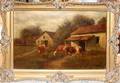 122365 C VITOLLO EUROPEAN OIL ON CANVAS 19TH C