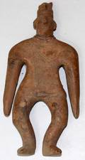 121464 PRECOLUMBIAN FIGURE WITH BOWED LEGS H 7