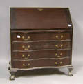 Chippendale style slant front desk by Maddox