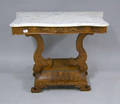 Empire marble top pier table