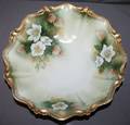 110401 RS PRUSSIA PAINTED PORCELAIN BOWL DIA 10