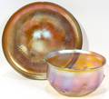 122399 LC TIFFANY FAVRILE GLASS FINGER BOWL SET