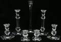 122486 BACCARAT  VAL ST LAMBERT CANDLESTICKS