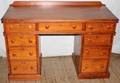 121522 AMERICAN PINE DESK 19TH C H 32 12 W 47