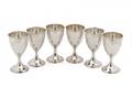 Set of 6 International Sterling Goblets