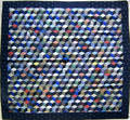 Tumbling block crazy quilt