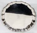 121529 STERLING SILVER SERVING TRAY DIA 14