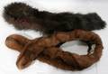 122563 BROWN MINK FUR COLLARS TWO L 40