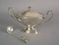 English silver covered sauce tureen 17781779