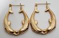 121562 YELLOW GOLD DOLPHIN EARRINGS PAIR