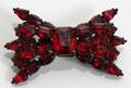 121573 VINTAGE RED BOW BROOCH W 2