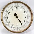 120547 ONEHAND CLOCK CO BRASS CLOCK DIA 7