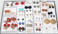 121627 COSTUME JEWELRY CLIPBACK EARRINGS 33 PAIRS