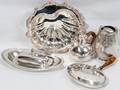 111637 AMERICAN  ENGLISH SILVERPLATE TABLE WARE