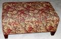 120565 CONTEMPORARY UPHOLSTERED OTTOMAN H 19