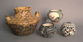 Four pcs of contemporary Acoma pottery