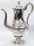 121037 WILLIAM GALE  SON STERLING SILVER COFFEE POT