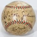 120044 WALTER JOHNSON AUTOGRAPHED BASEBALL C 1930
