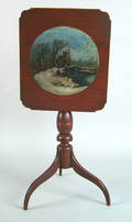 Pennsylvania Federal cherry candlestand early 19th c