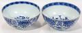 111018 CHINESE BLUE  WHITE PORCELAIN BOWLS ANTIQUE