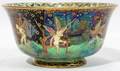 111043 WEDGWOOD FAIRYLAND BOWL LEAPFROGGING ELVES