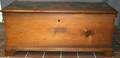 110046 AMERICAN ANTIQUE PINE BLANKET CHEST C1900