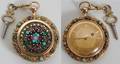 110001 L MOYNIER  BOUTTEL 18KT GOLD POCKET WATCH