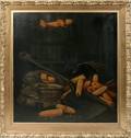 102003 ALFRED MONTGOMERY OIL STILL LIFE WITH CORN 
