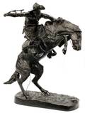 122029 AFTER FREDERIC REMINGTON ROMAN BRONZE WORKS