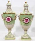 122058 DRESDEN PORCELAIN VASES C 18721883 PAIR