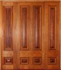 120015 CARVED OAK DOOR  SURROUND H 10 4 L 11 5