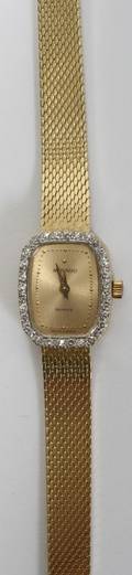 120054 MOVADO 14 KT YELLOW GOLD LADYS WRIST WATCH