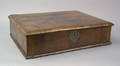 English burlwood veneered Bible box ca 1690