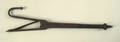 Pennsylvania wrought iron ember tongs early 18th c