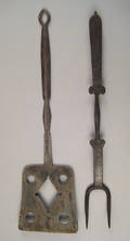 Pennsylvania wrought iron spatula 19th c