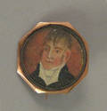 Miniature watercolor portrait of a gentleman early 19th c