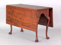 Pennsylvania Queen Anne walnut dropleaf dining table ca 1760
