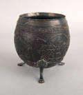 English silver mounted coconut shell ca 1740