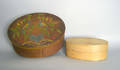 Two bentwood boxes
