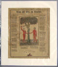 Two printed and hand colored fraktur by Peters and Bruckman