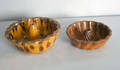 Two redware molds