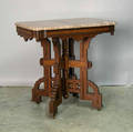 Victorian marble top table