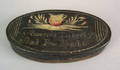 Patriotic tole snuff box 19th c