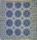 Jacquard coverlet mid 19th c