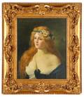 Jules Ballavoine 19th C French Portrait Purity