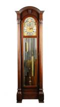 Large Waltham Clock Co Mahogany Tall Case Clock