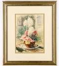 Leon Wyczolkowski Still Life Signed Watercolor