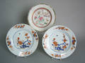 Two Chinese export famille rose plates 18th c