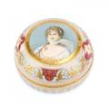 Royal Vienna Style Porcelain Portrait Dresser Box